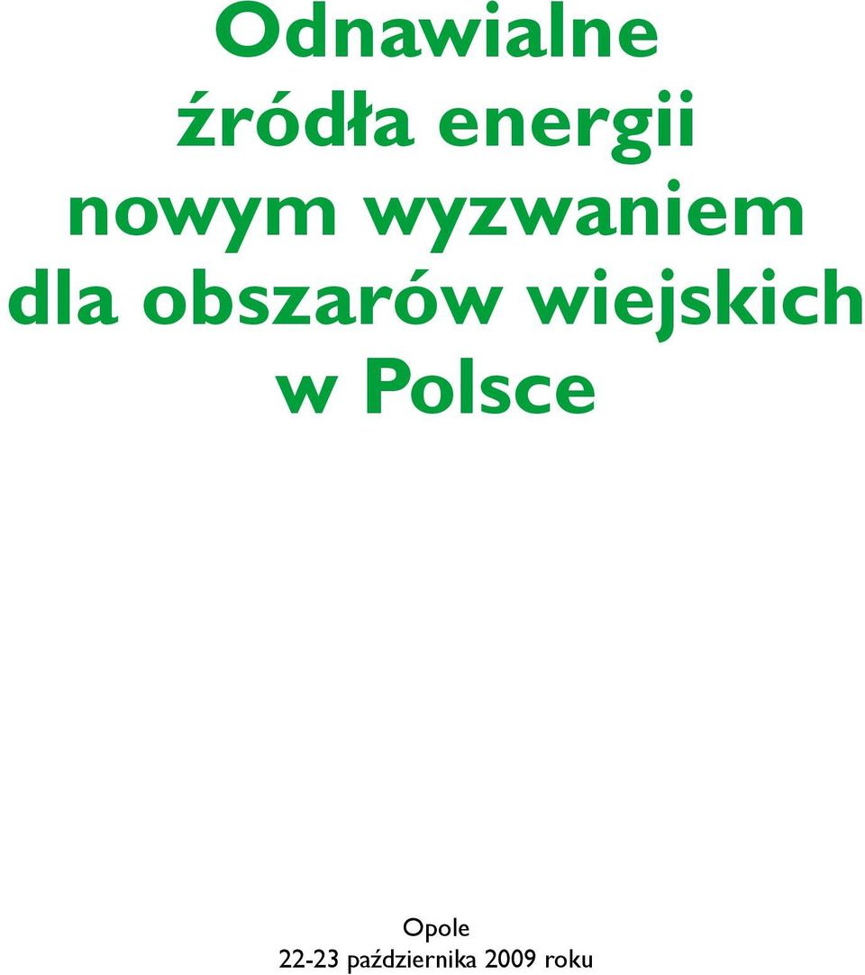 obszarów wiejskich w