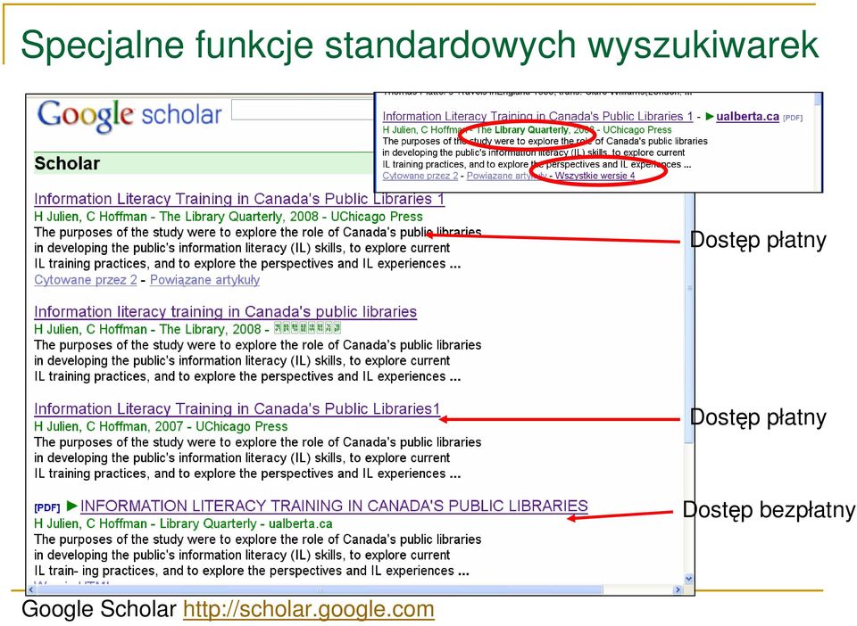 Dostęp płatny Dostęp bezpłatny