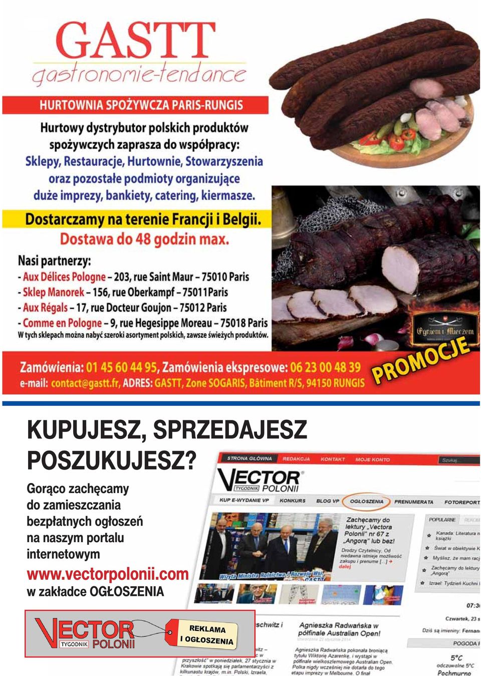 Gorąco zachęcamy do zamieszczania bezpłatnych