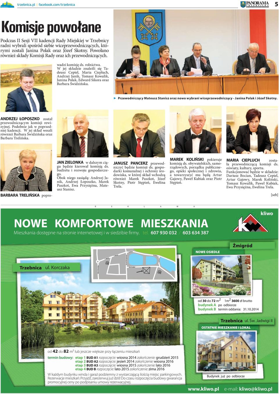 W jej składzie znaleźli się Tadeusz Cepiel, Maria Ciepluch, Andrzej Janik, Tomasz Kowalik, Janina Polak, Edward Sikora oraz Barbara Świdzińska.