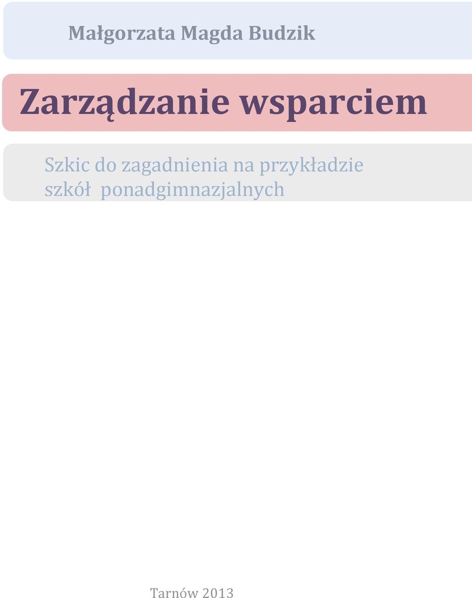 przykładzie szkół