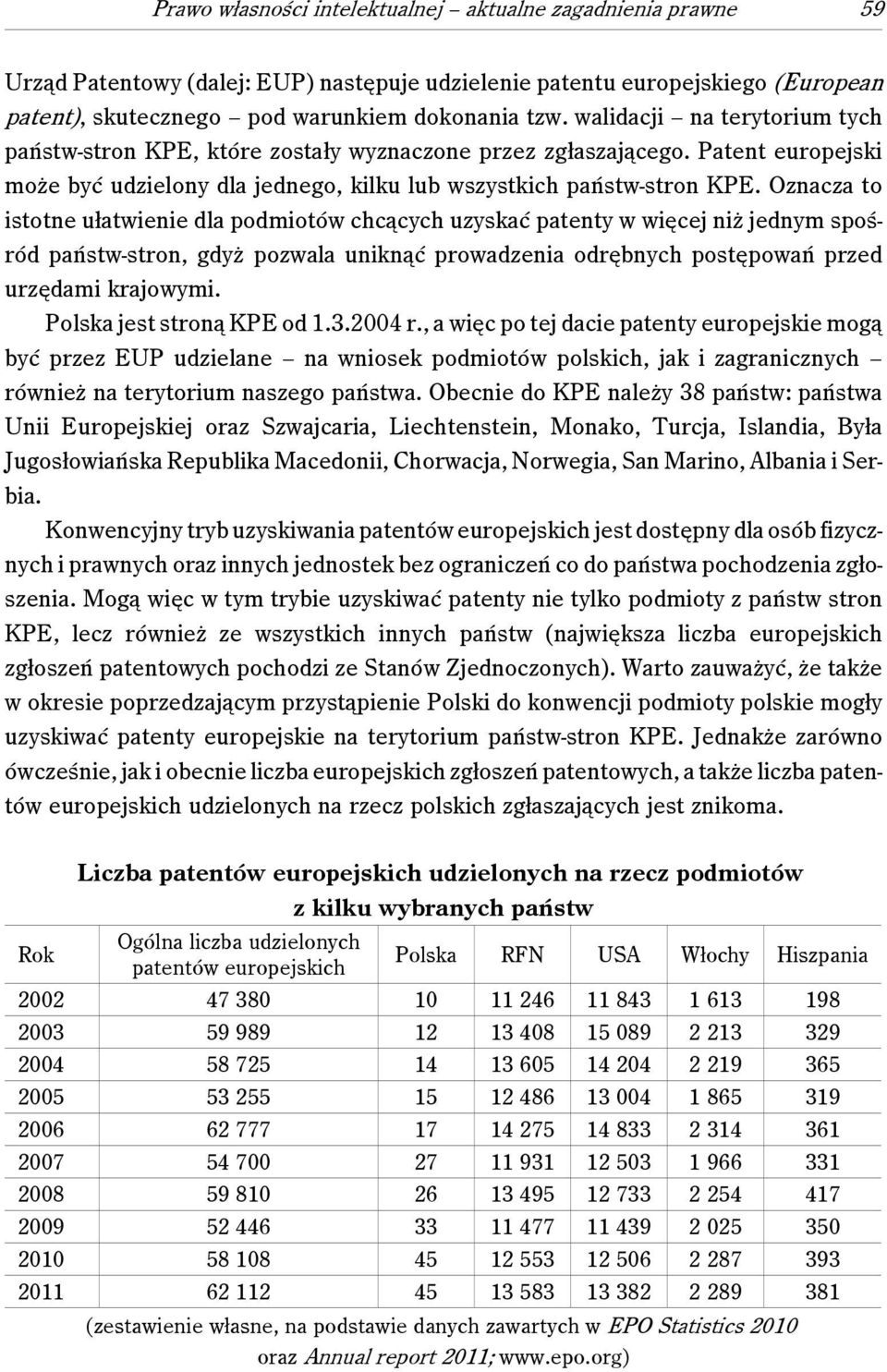 Oznacza to istotne ułatwienie dla podmiotów chcących uzyskać patenty w więcej niż jednym spośród państw-stron, gdyż pozwala uniknąć prowadzenia odrębnych postępowań przed urzędami krajowymi.