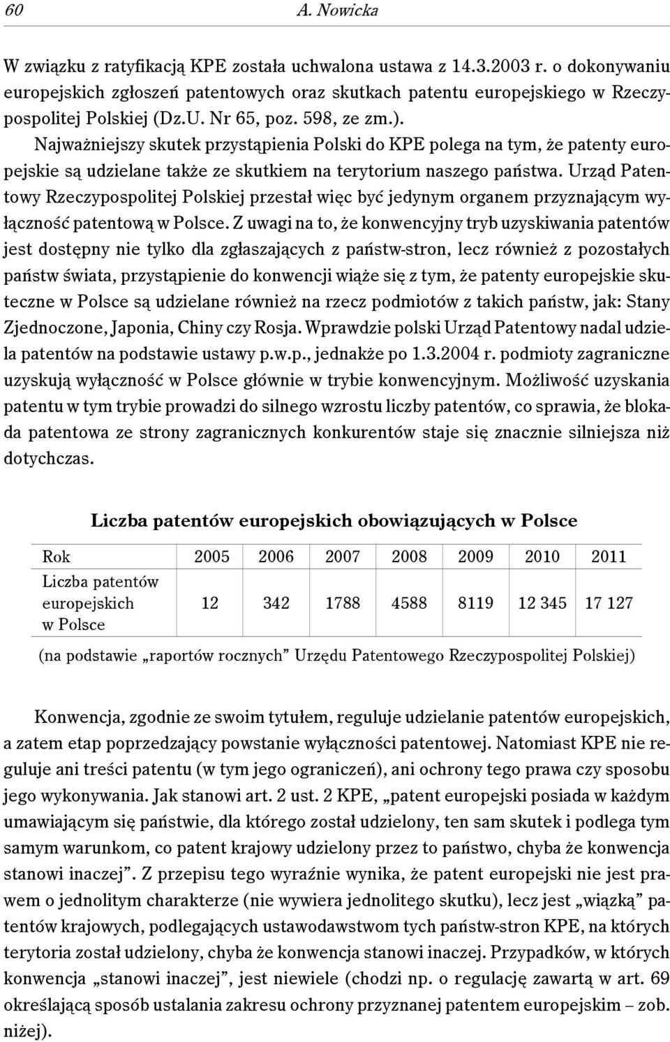 Urząd Patentowy Rzeczypospolitej Polskiej przestał więc być jedynym organem przyznającym wyłączność patentową w Polsce.