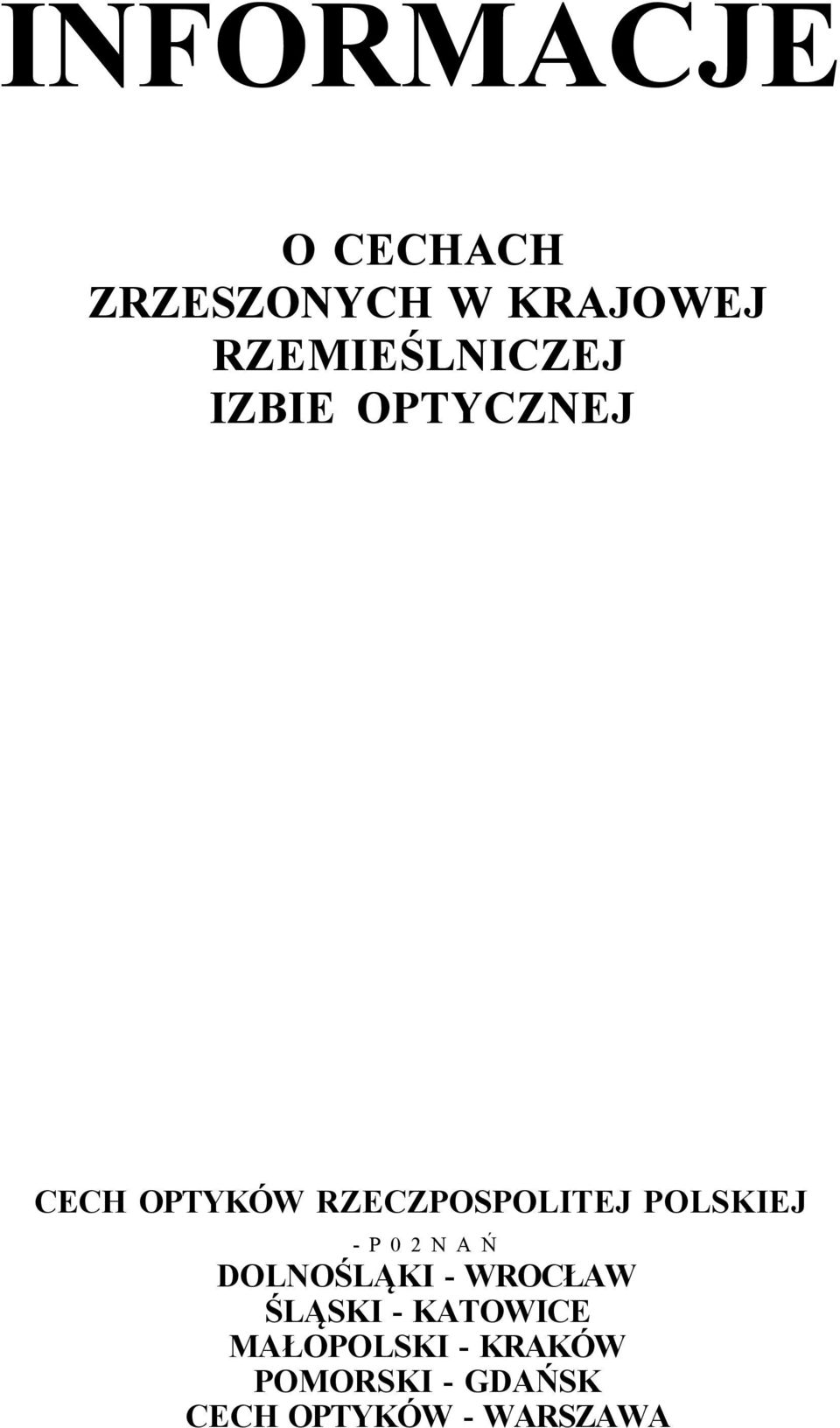 RZECZPOSPOLITEJ POLSKIEJ -P02NAŃ DOLNOŚLĄKI - WROCŁAW