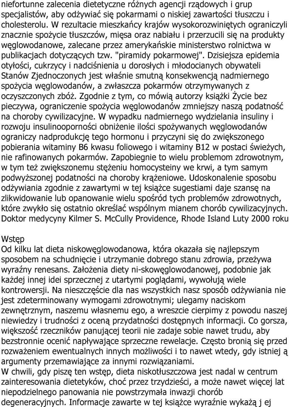 rolnictwa w publikacjach dotyczących tzw. "piramidy pokarmowej".