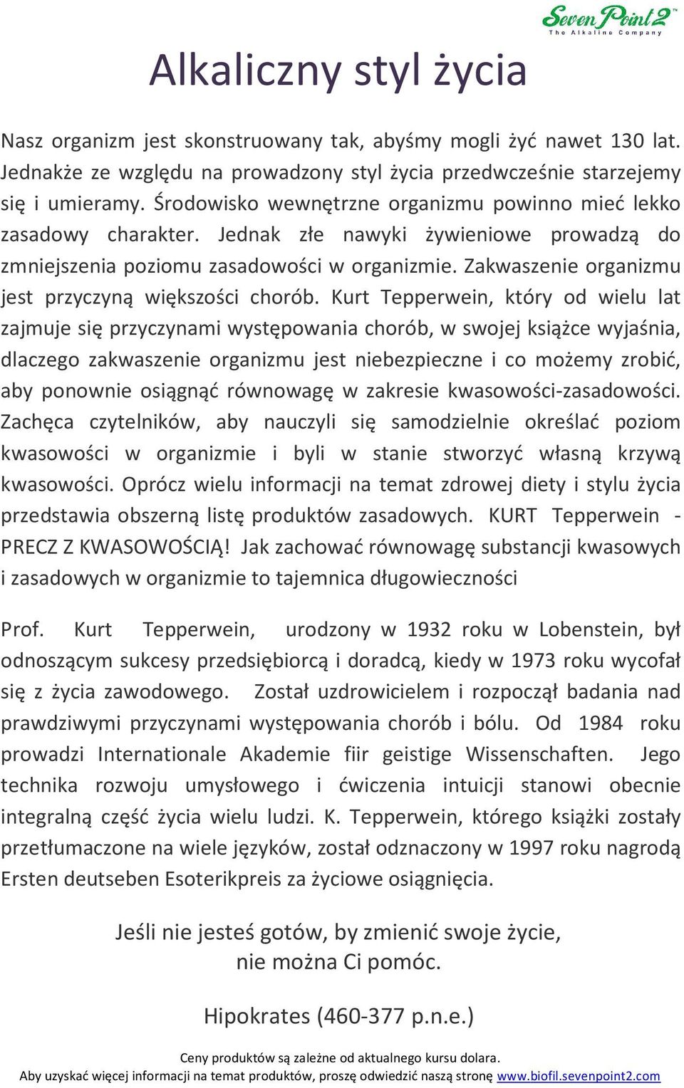 Zakwaszenie organizmu jest przyczyną większości chorób.