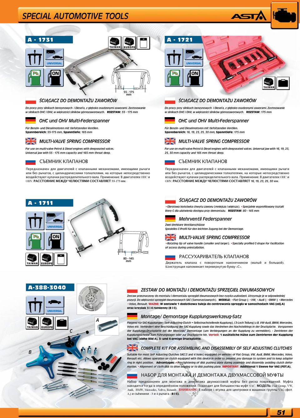 Zastosowanie w silnikach OHC i OHV, w większości silników górnozaworowych.