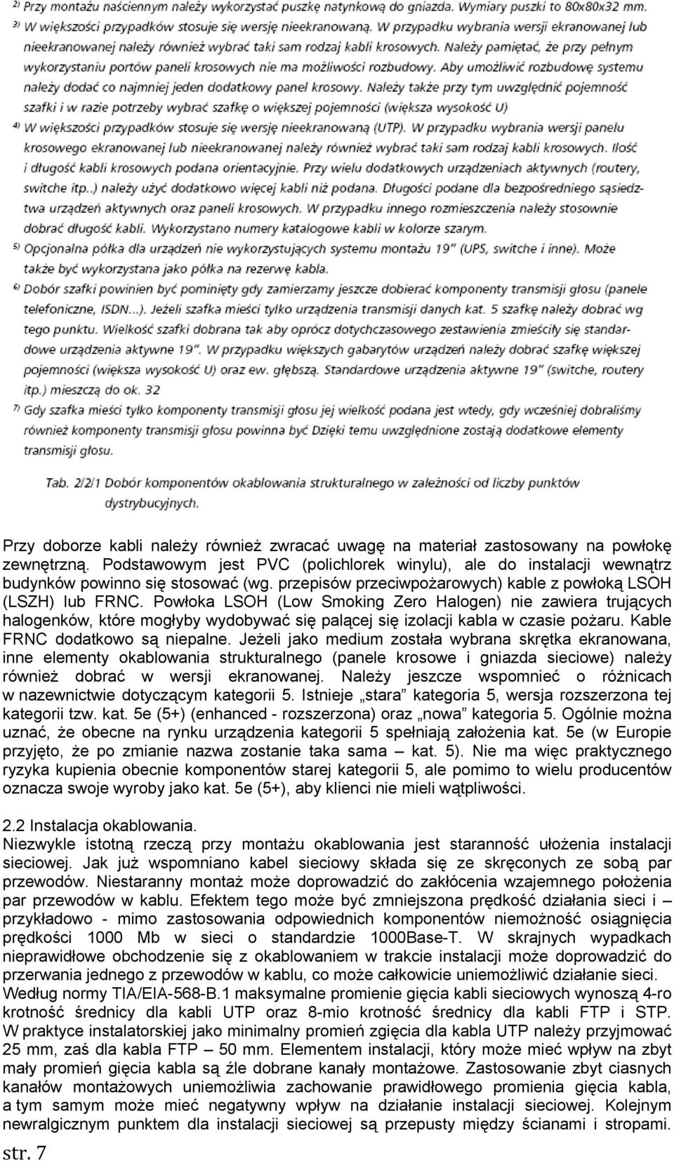 Powłoka LSOH (Low Smoking Zero Halogen) nie zawiera trujących halogenków, które mogłyby wydobywać się palącej się izolacji kabla w czasie pożaru. Kable FRNC dodatkowo są niepalne.