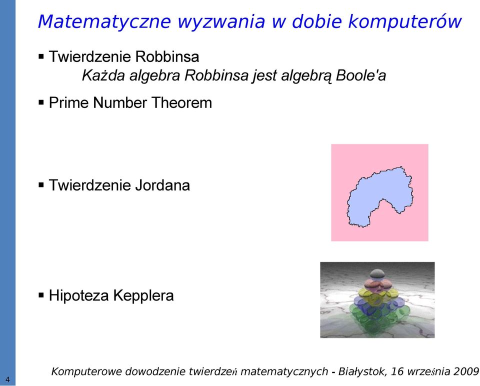 Robbinsa jest algebrą Boole'a Prime