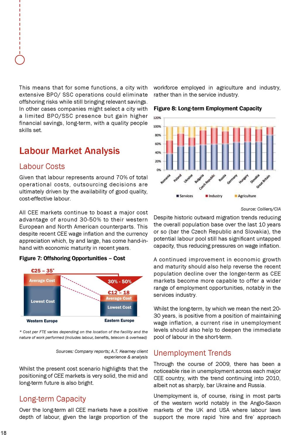 workforce employed in agriculture and industry, rather than in the service industry.