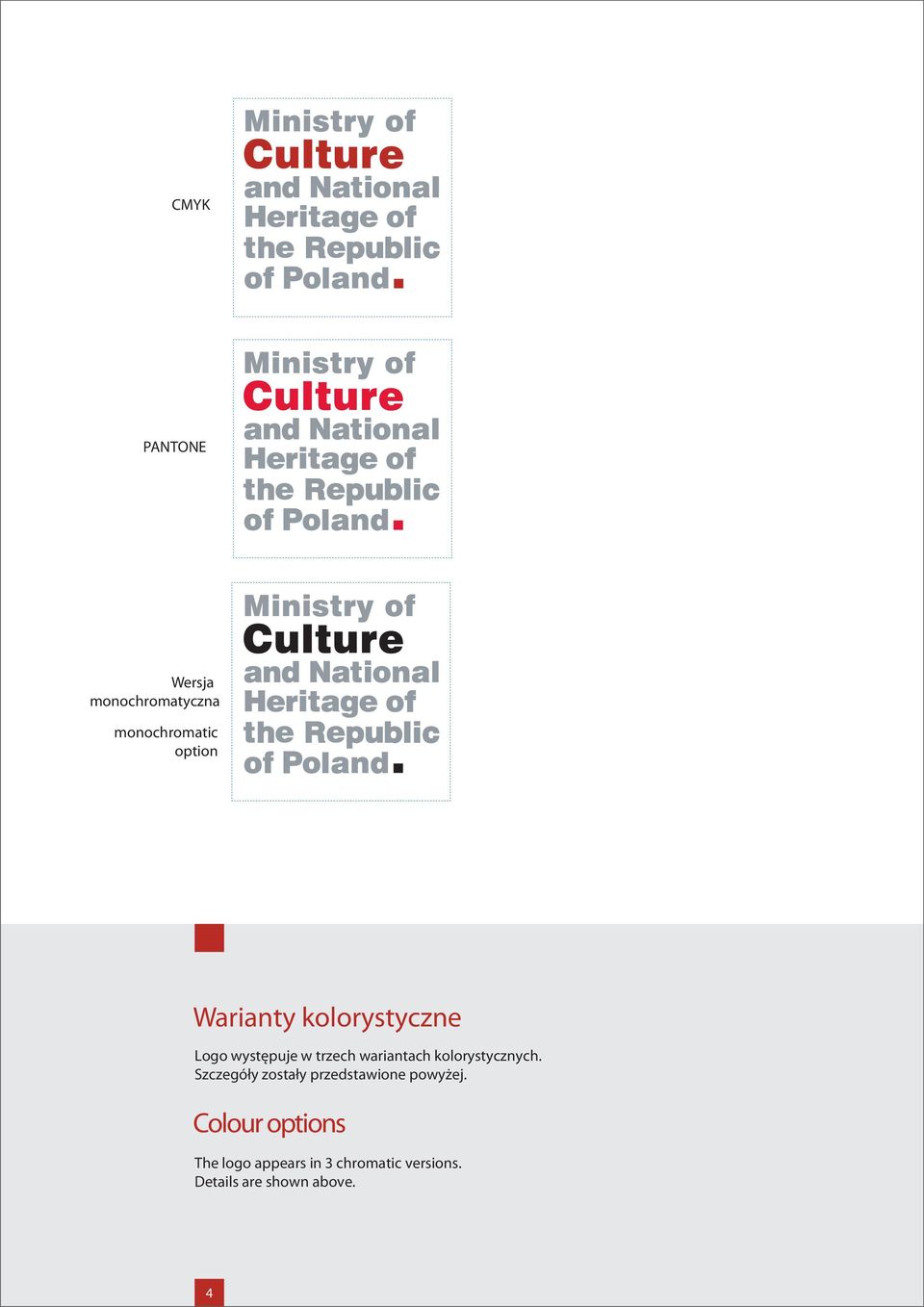 kolorystycznych. Szczegóły zostły przedstwione powyżej.