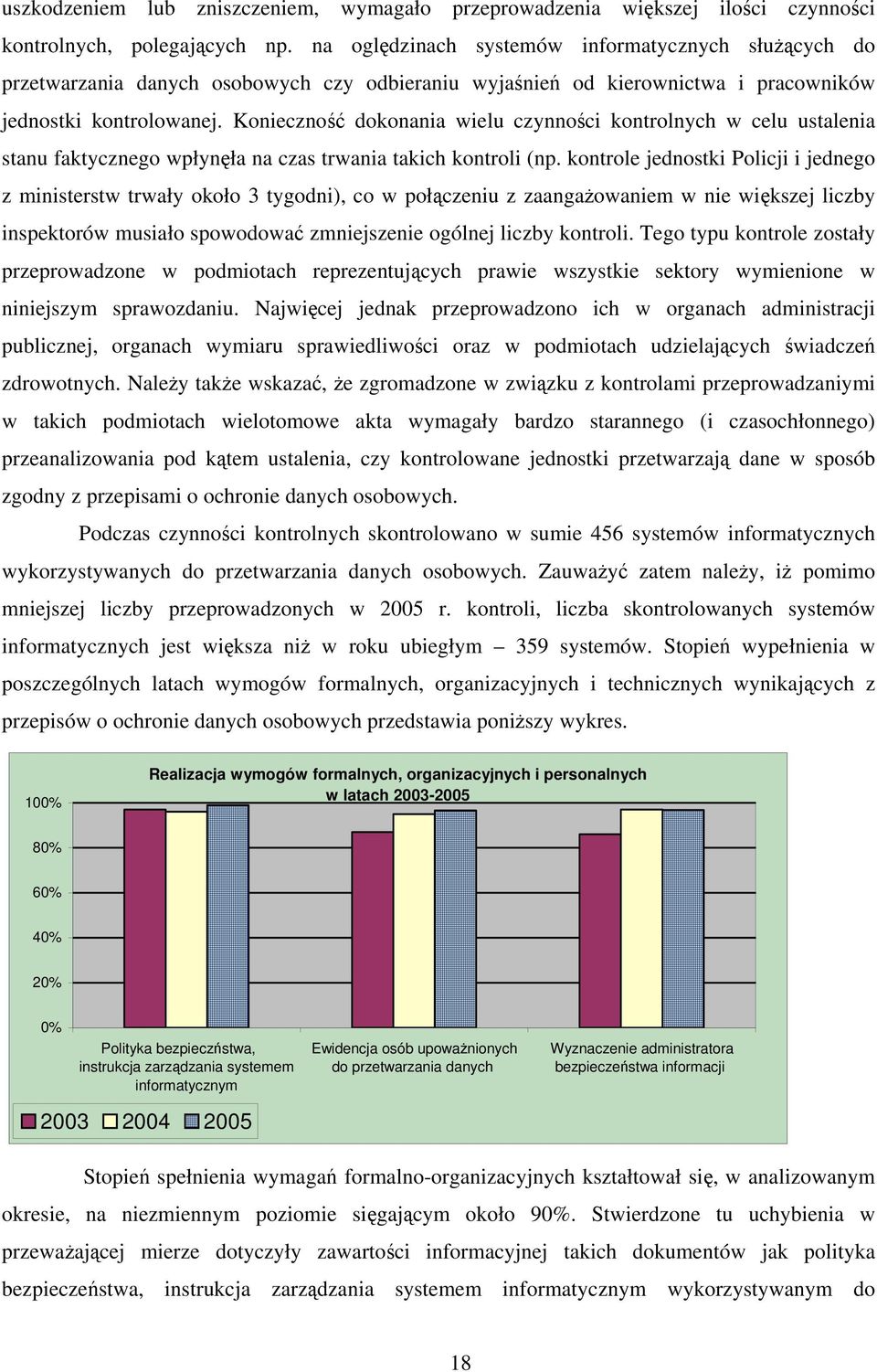 Konieczność dokonania wielu czynności kontrolnych w celu ustalenia stanu faktycznego wpłynęła na czas trwania takich kontroli (np.