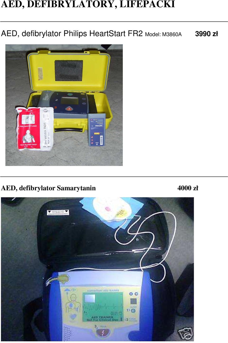 HeartStart FR2 Model: M3860A