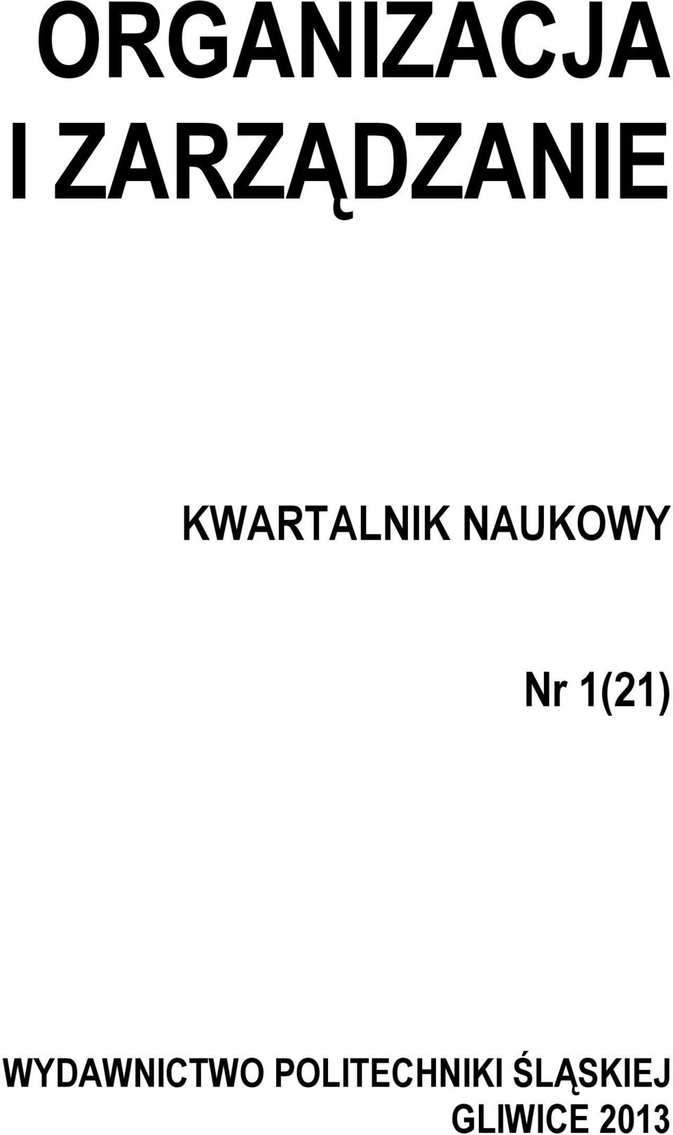 NAUKOWY Nr 1(21)