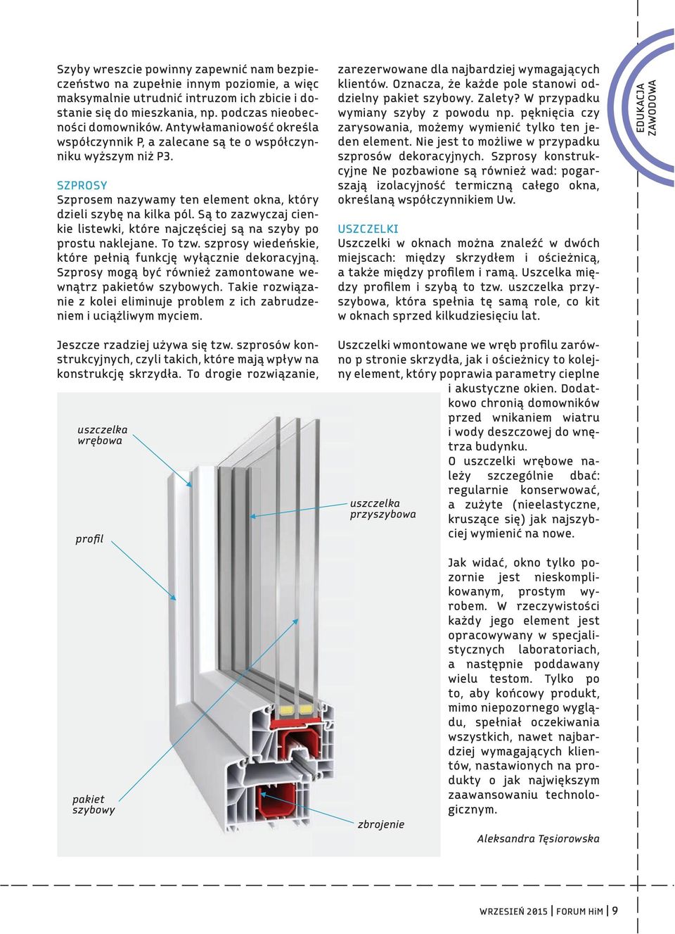 Są to zazwyczaj cienkie listewki, które najczęściej są na szyby po prostu naklejane. To tzw. szprosy wiedeńskie, które pełnią funkcję wyłącznie dekoracyjną.