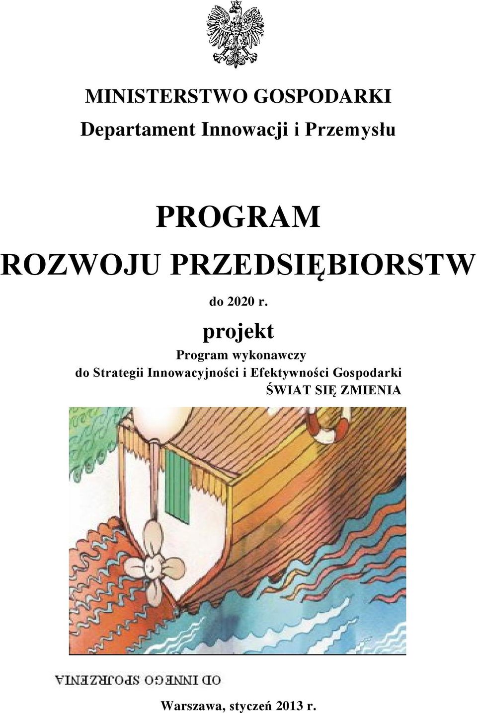 projekt Program wykonawczy do Strategii Innowacyjności i