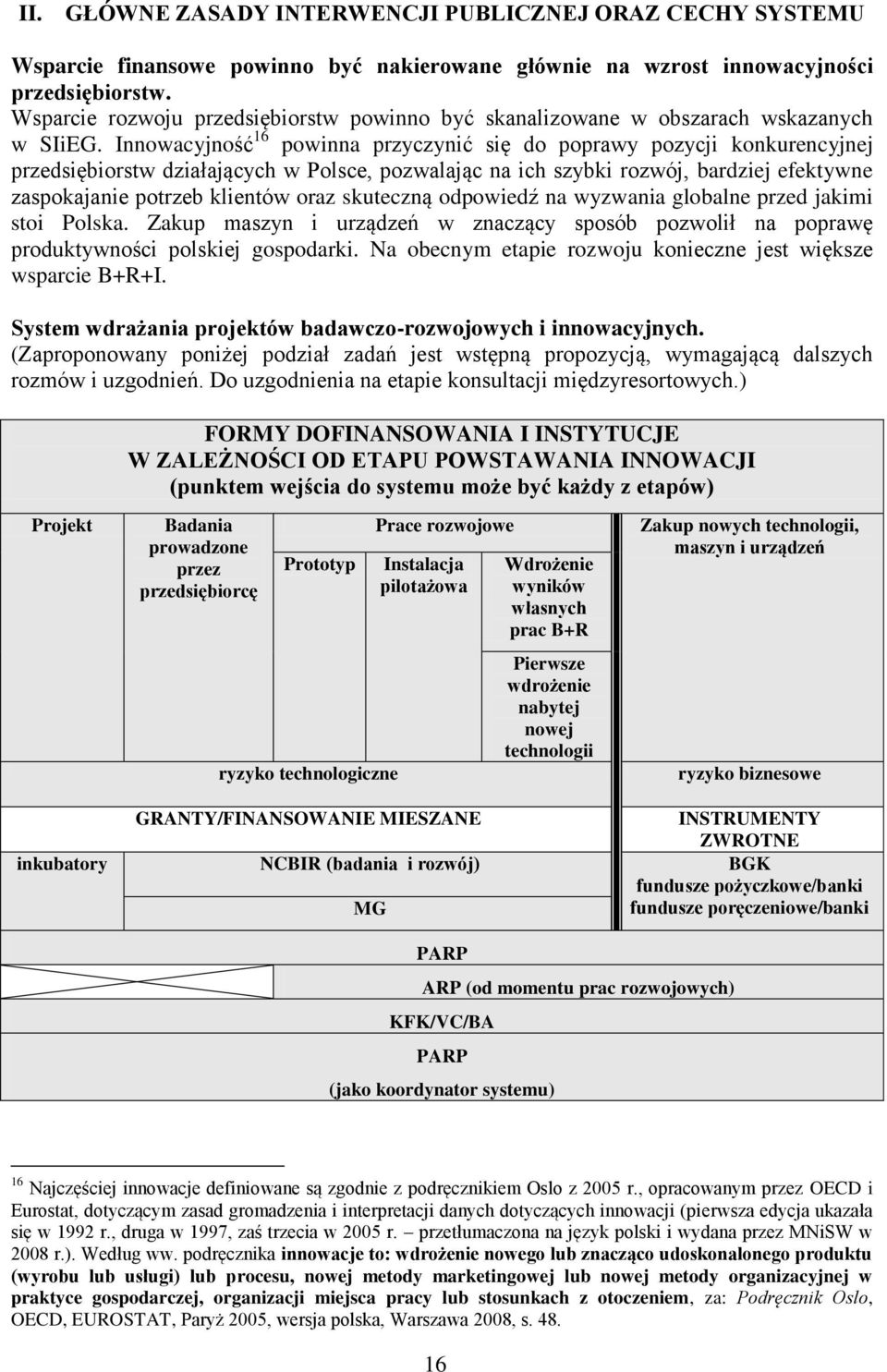 Innowacyjność 16 powinna przyczynić się do poprawy pozycji konkurencyjnej przedsiębiorstw działających w Polsce, pozwalając na ich szybki rozwój, bardziej efektywne zaspokajanie potrzeb klientów oraz