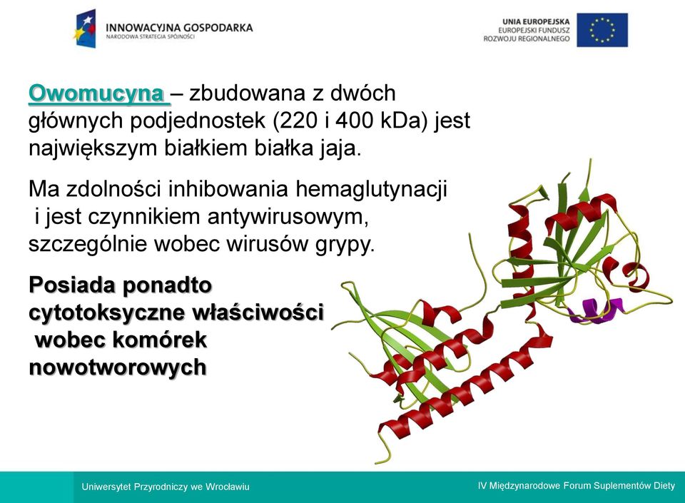 Ma zdolności inhibowania hemaglutynacji i jest czynnikiem