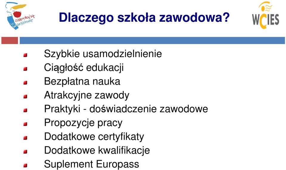 nauka Atrakcyjne zawody Praktyki - doświadczenie