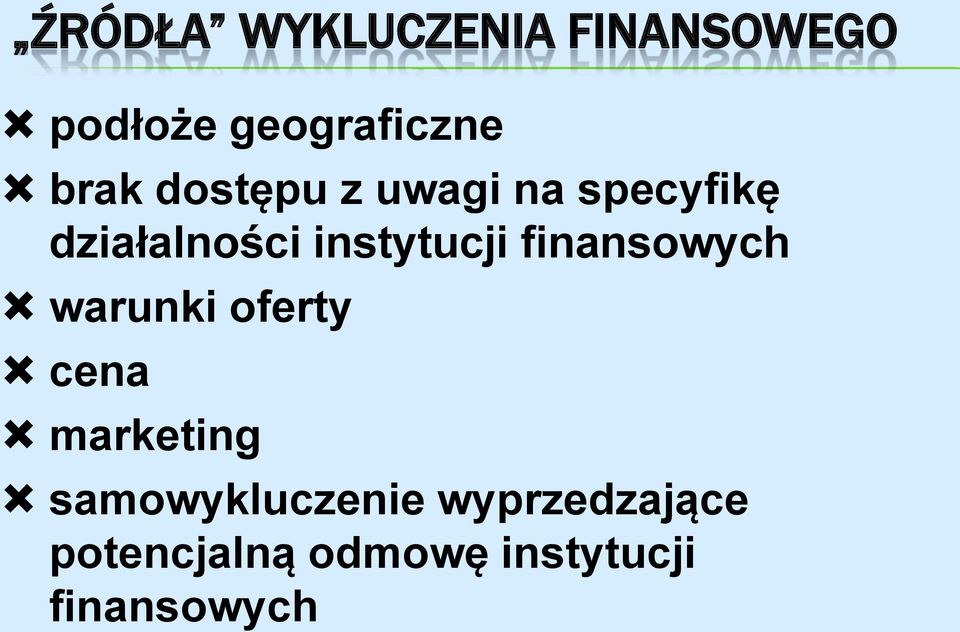 instytucji finansowych warunki oferty cena marketing