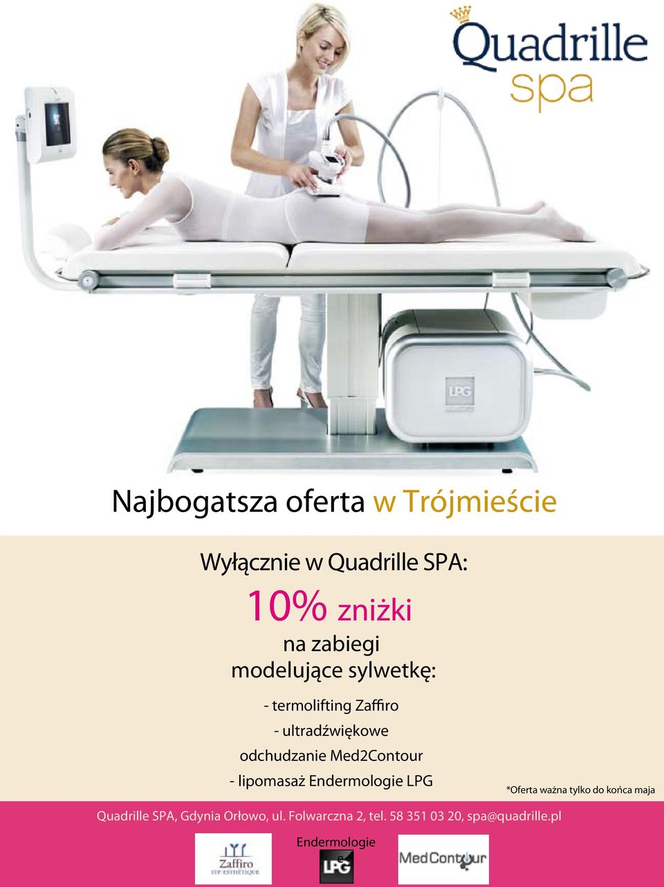 Med2Contour - lipomasaż Endermologie LPG *Oferta ważna tylko do końca maja