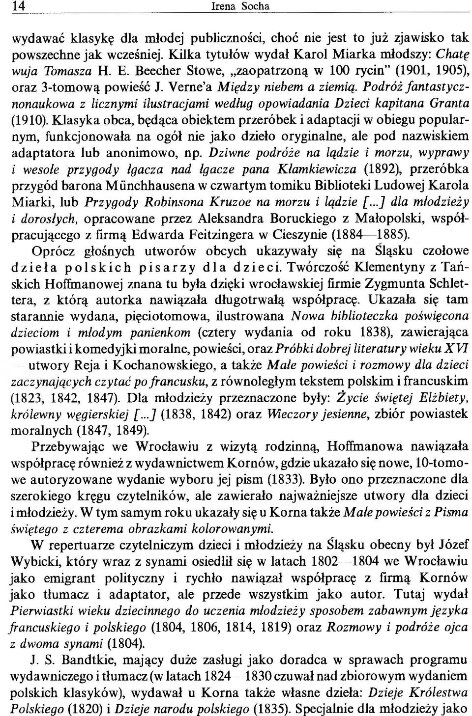 Podróż fantastycznonaukowa z licznymi ilustracjami według opowiadania Dzieci kapitana Granta (1910).