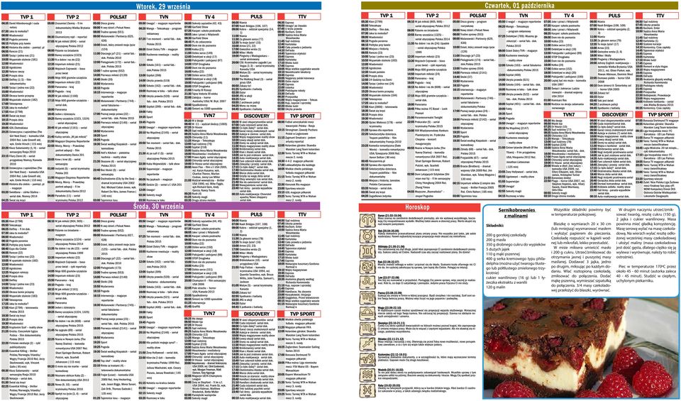 Tysiąc i jedna noc (22) 15:00 Wiadomości 15:20 Okrasa łamie przepisy 15:50 Wspaniałe stulecie (182) 17:25 Jaka to melodia?