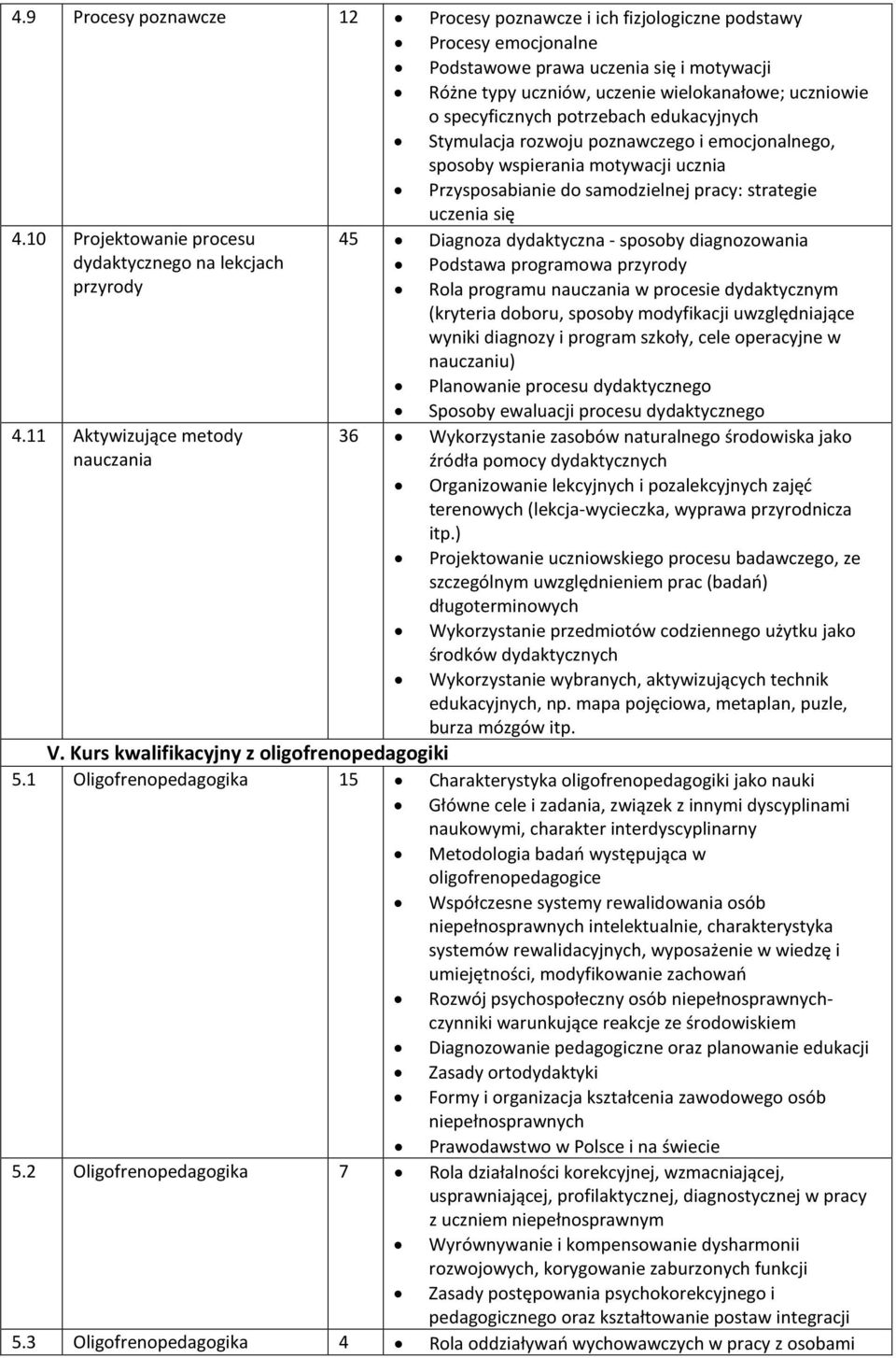 10 Projektowanie procesu dydaktycznego na lekcjach przyrody 4.