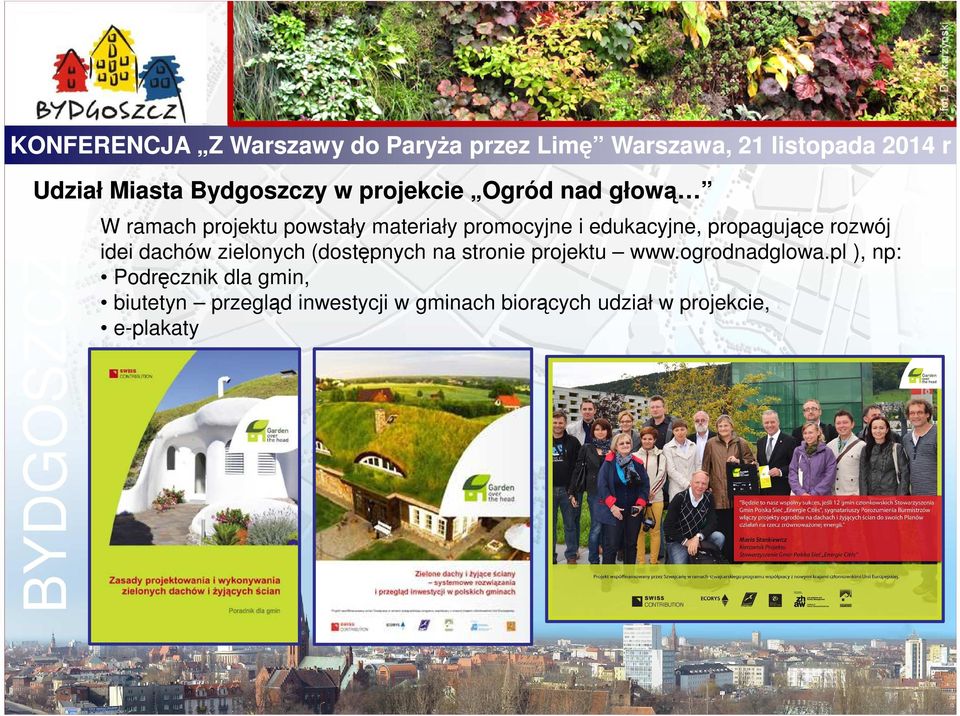 zielonych (dostępnych na stronie projektu www.ogrodnadglowa.
