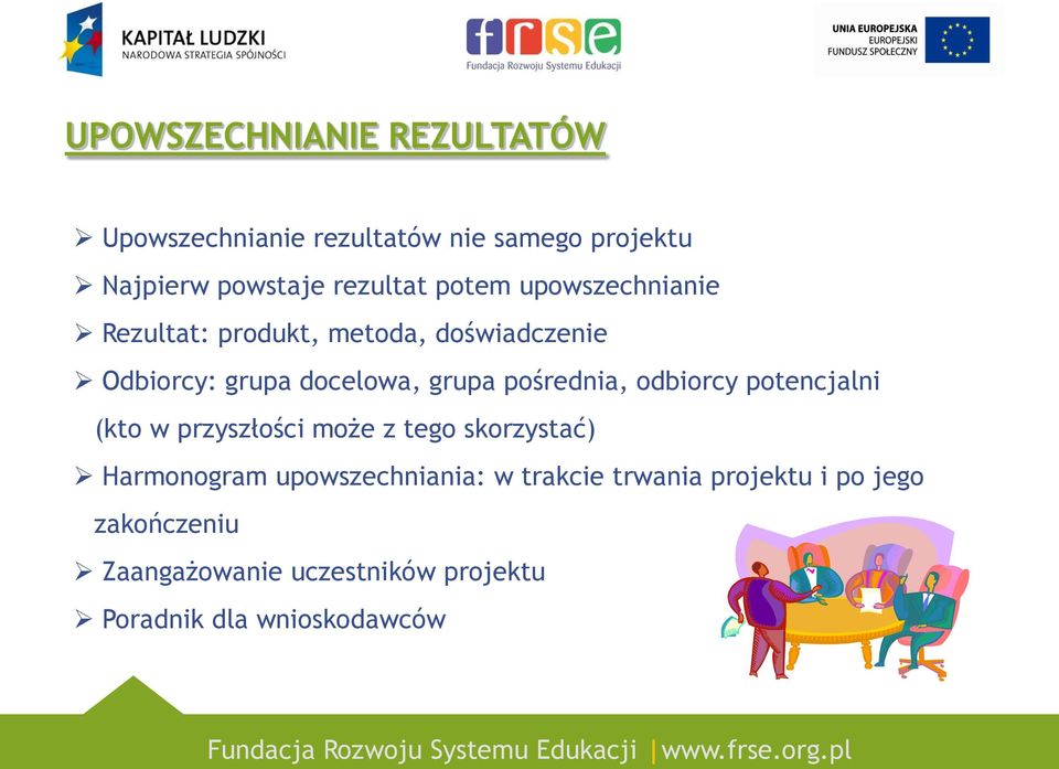 pośrednia, odbiorcy potencjalni (kto w przyszłości może z tego skorzystać) Harmonogram