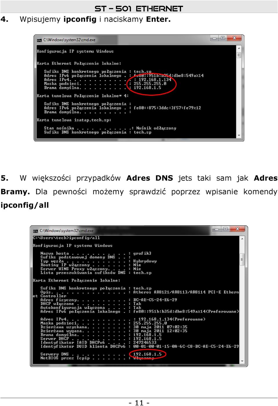 sam jak Adres Bramy.