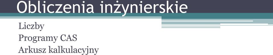 Liczby Programy