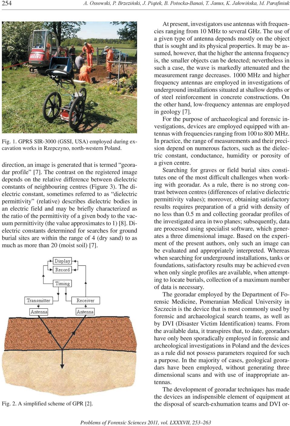 The contrast on the registered image depends on the relative difference between dielectric constants of neighbouring centres (Figure 3).