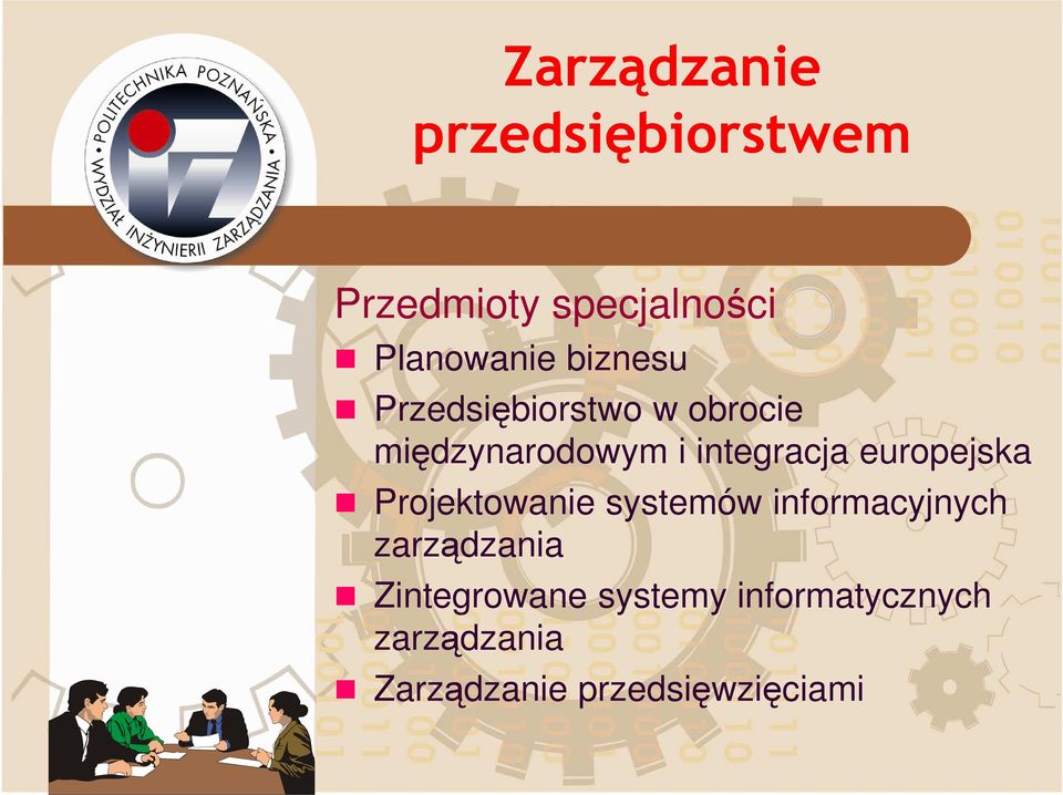 europejska Projektowanie systemów informacyjnych zarządzania