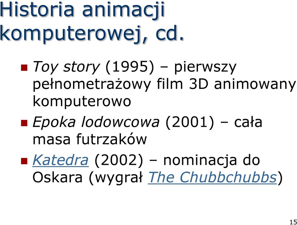 animowany komputerowo Epoka lodowcowa (2001) cała