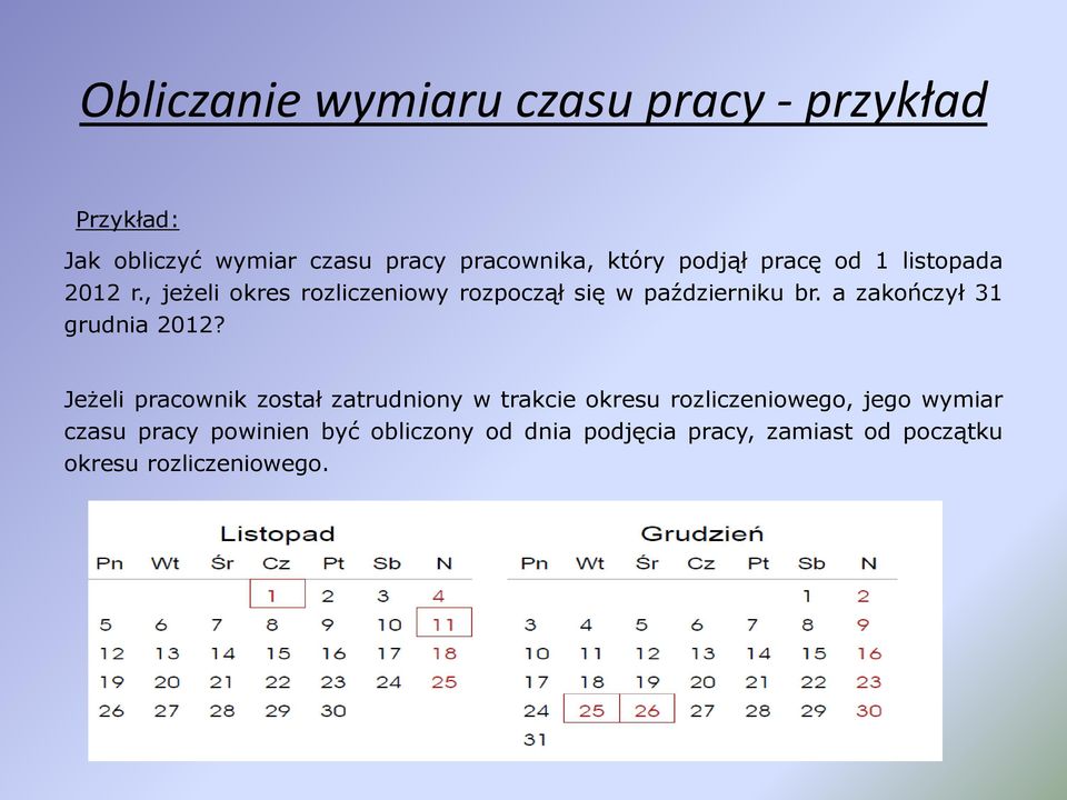 a zakończył 31 grudnia 2012?