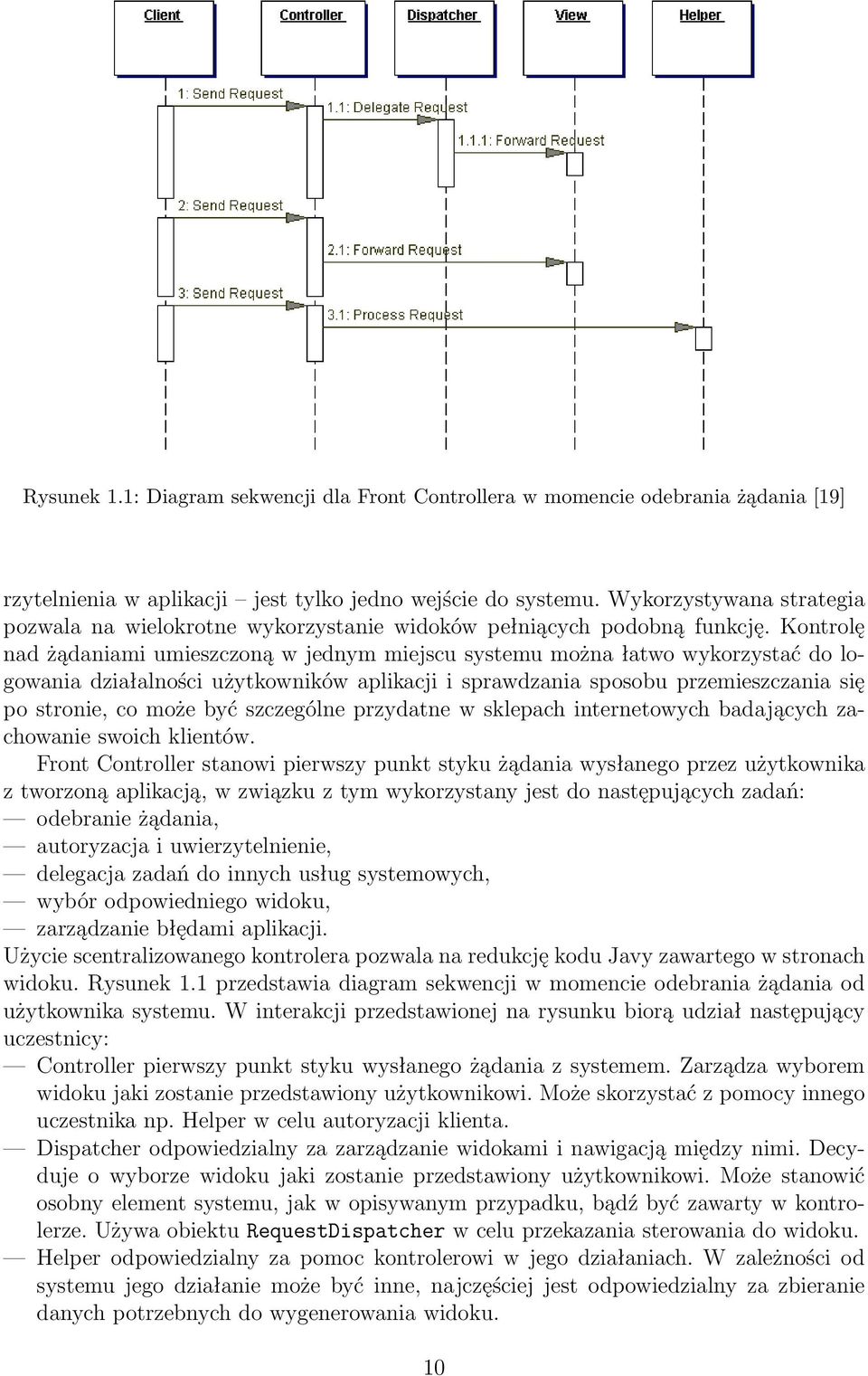 Kontrolę nad żądaniami umieszczoną w jednym miejscu systemu można łatwo wykorzystać do logowania działalności użytkowników aplikacji i sprawdzania sposobu przemieszczania się po stronie, co może być