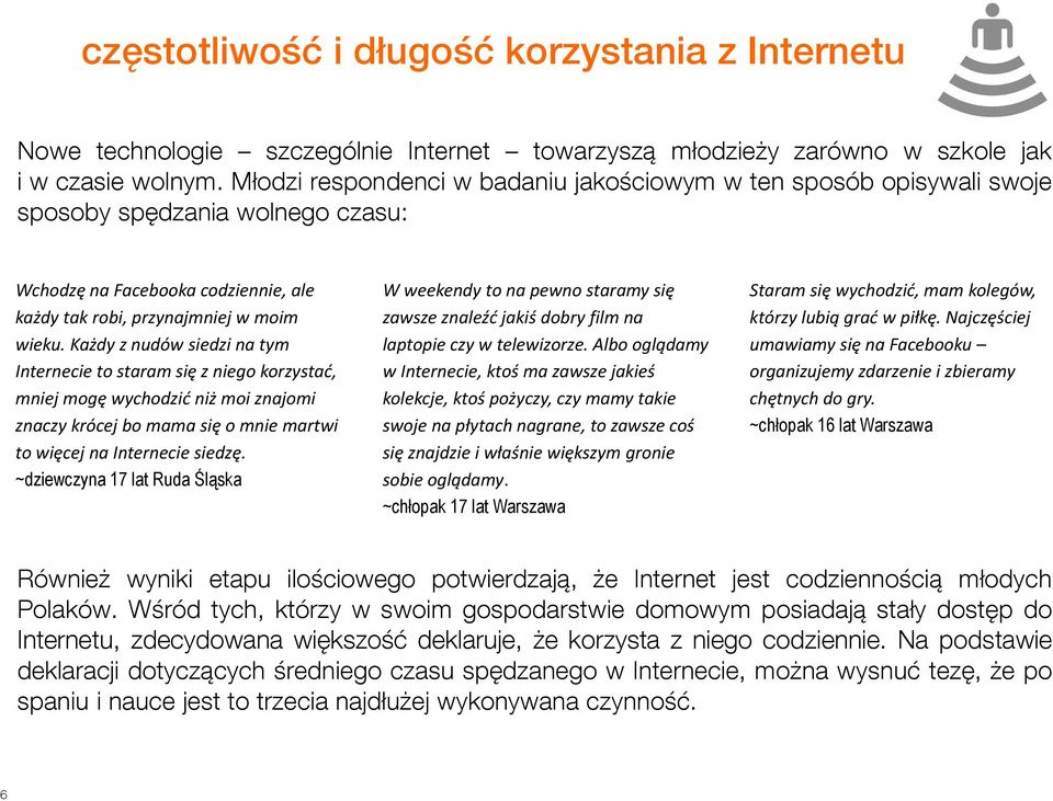 Każdy z nudów siedzi na tym Internecie to staram się z niego korzystać, mniej mogę wychodzić niż moi znajomi znaczy krócej bo mama się o mnie martwi to więcej na Internecie siedzę.