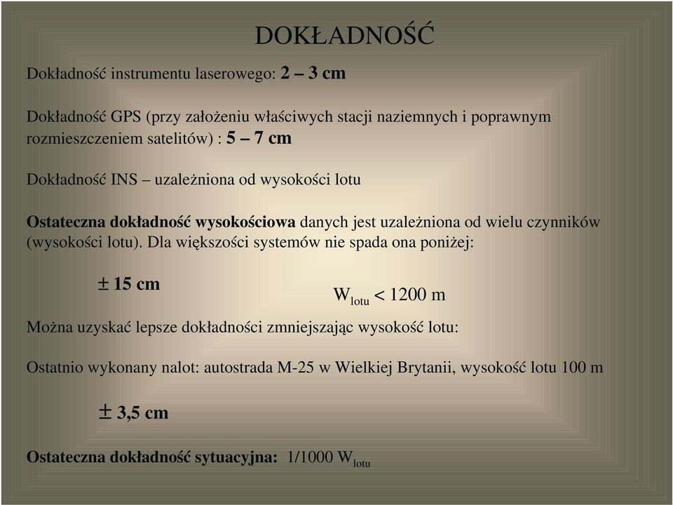 (wysokości lotu).