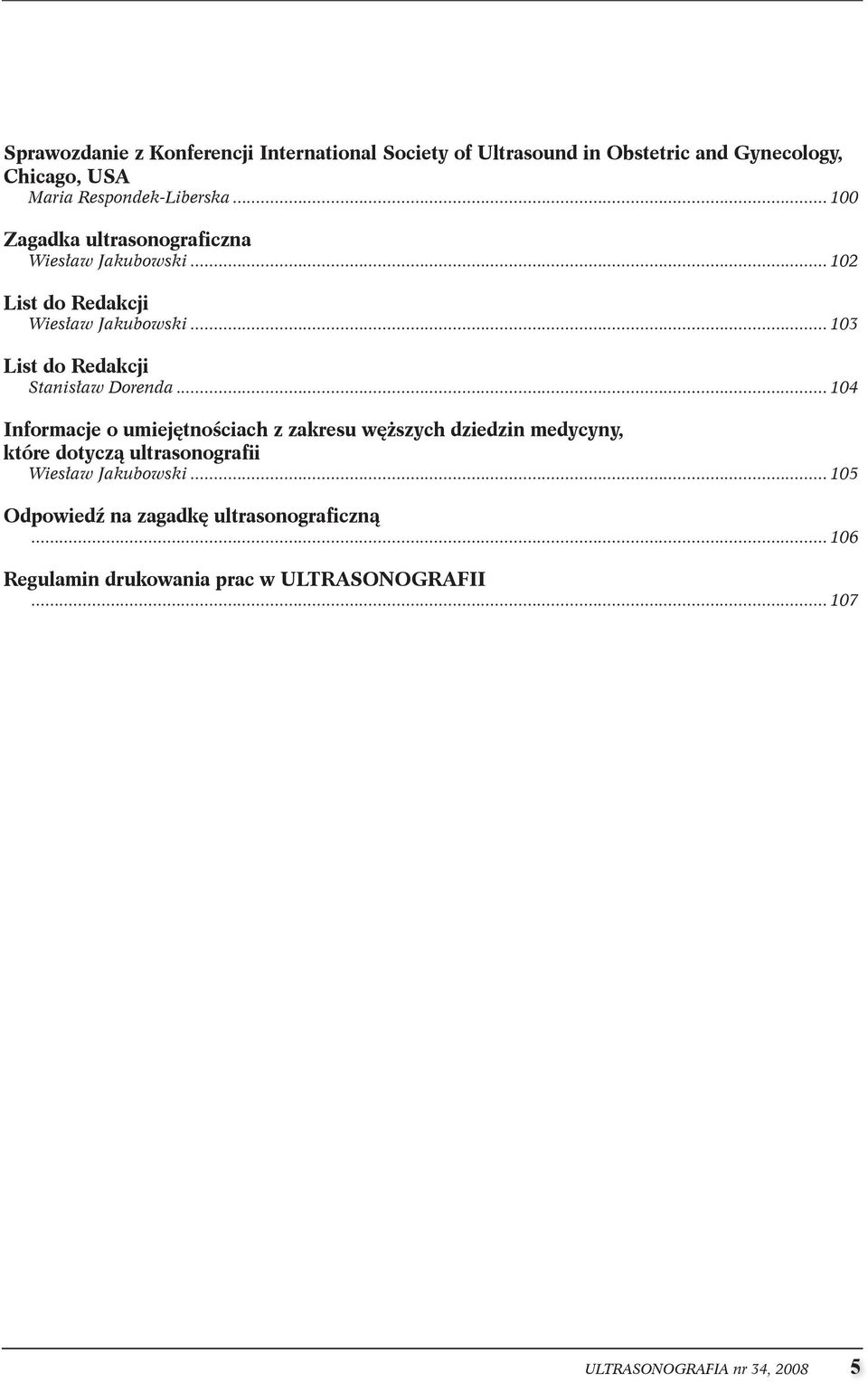 ..103 List do Redakcji Stanisław Dorenda.