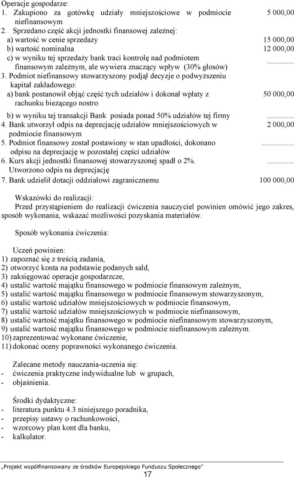 .. finansowym zależnym, ale wywiera znaczący wpływ (30% głosów) 3.