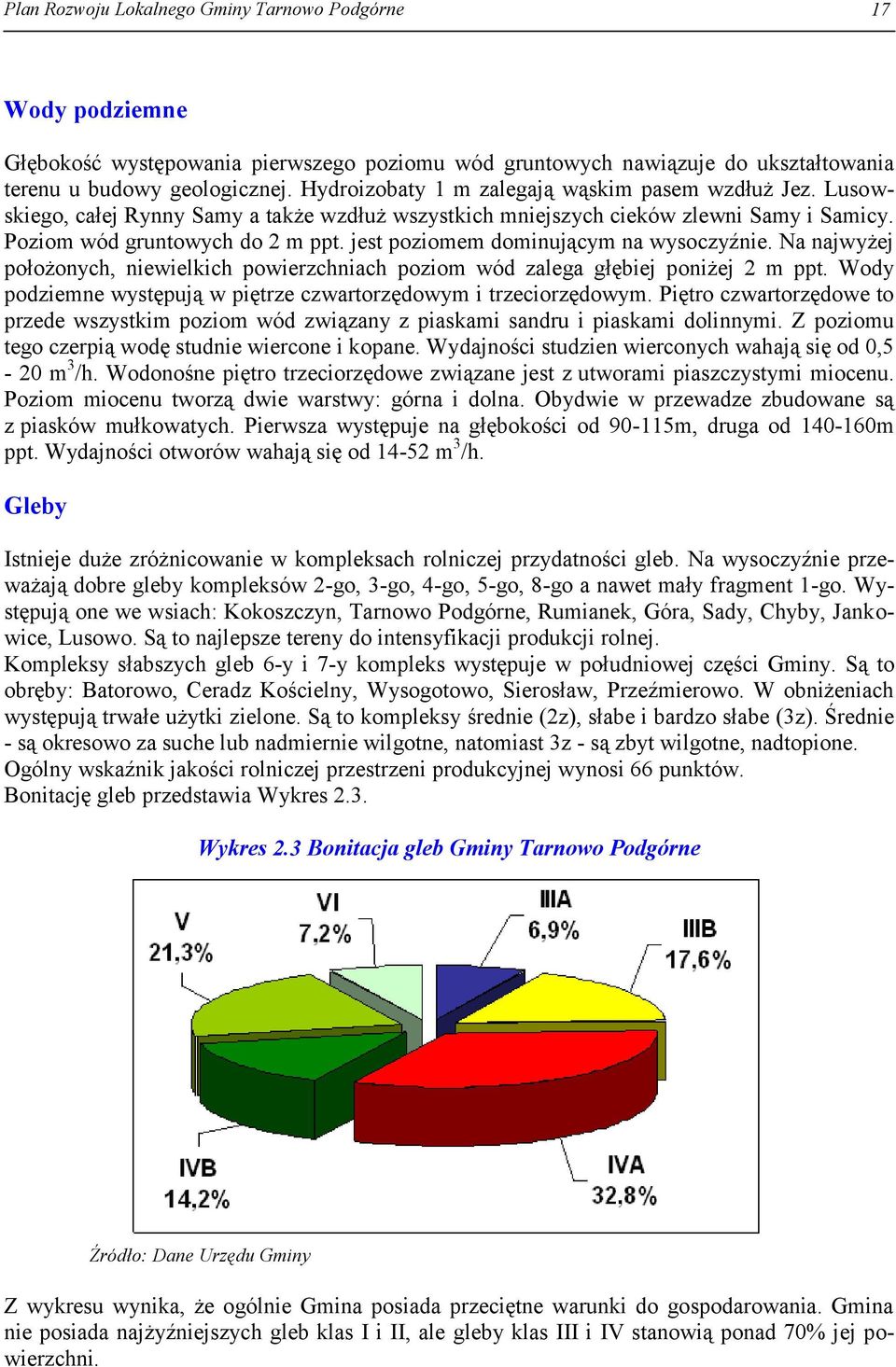 jest poziomem dominującym na wysoczyźnie. Na najwyżej położonych, niewielkich powierzchniach poziom wód zalega głębiej poniżej 2 m ppt.