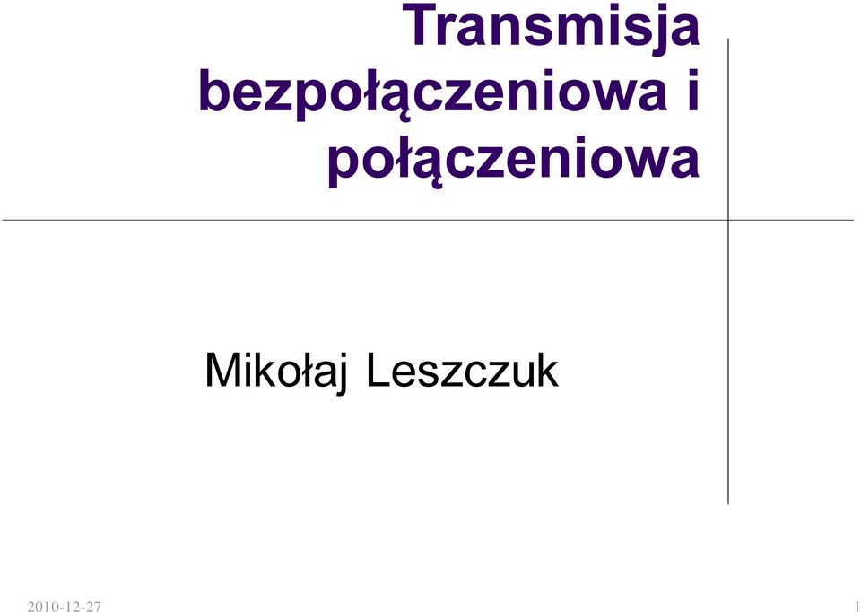 połączeniowa