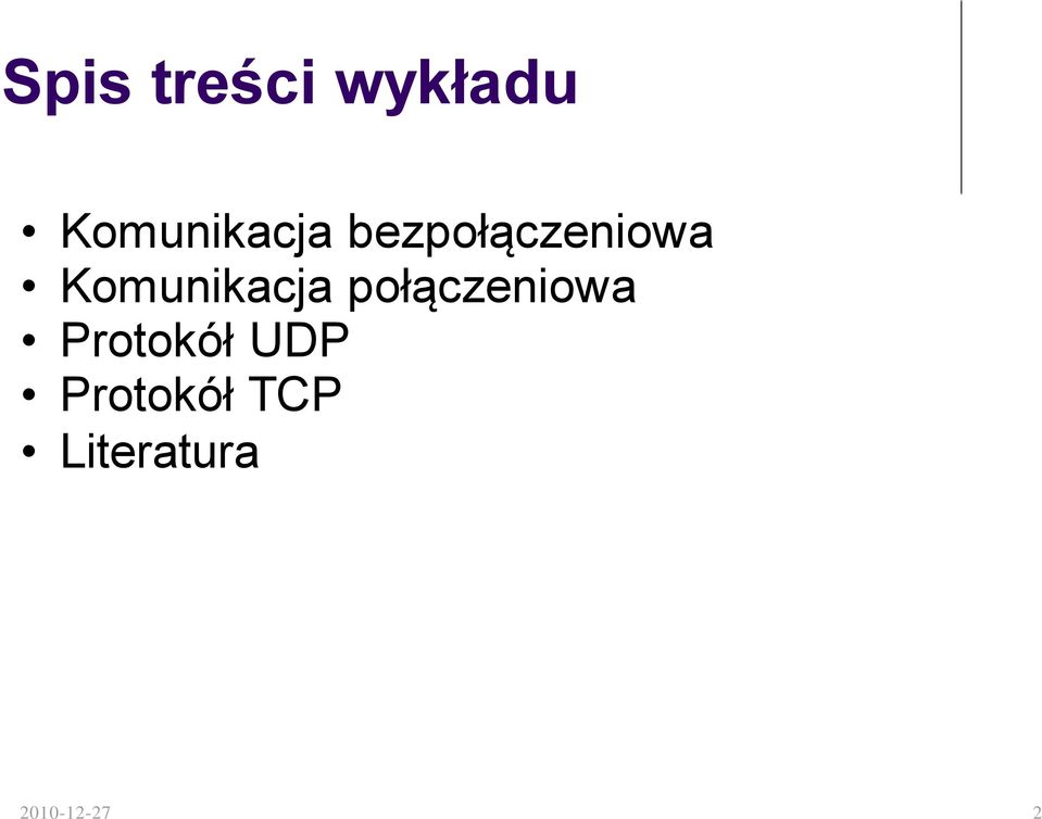 Komunikacja połączeniowa