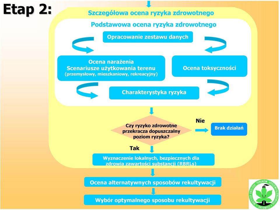 ryzyka Czy ryzyko zdrowotne przekracza dopuszczalny poziom ryzyka?