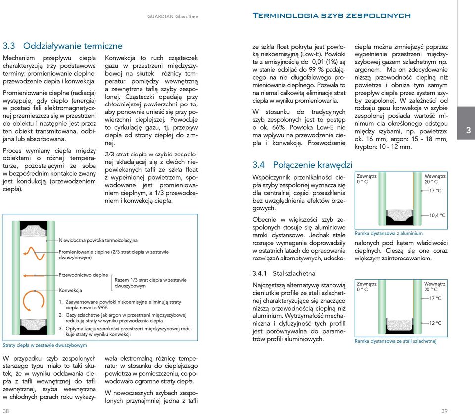 odbijana lub absorbowana. Proces wymiany ciepła między obiektami o różnej temperaturze, pozostającymi ze sobą w bezpośrednim kontakcie zwany jest kondukcją (przewodzeniem ciepła).