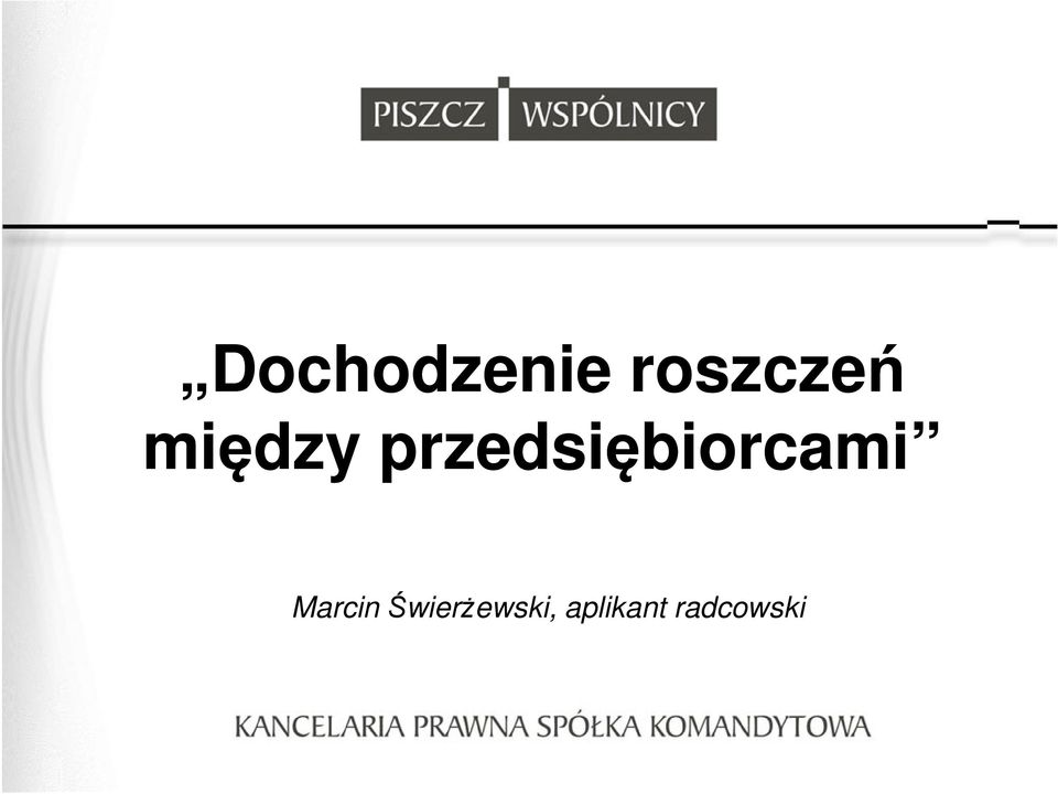 przedsiębiorcami