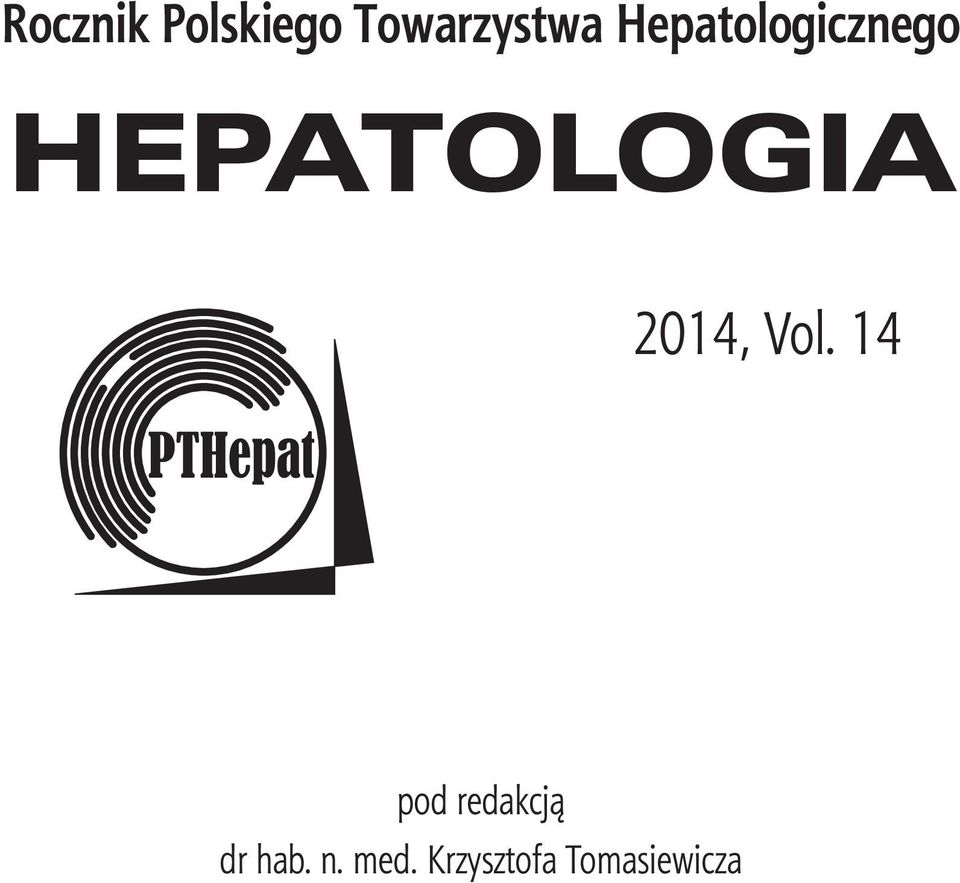 Hepatologicznego, Vol.