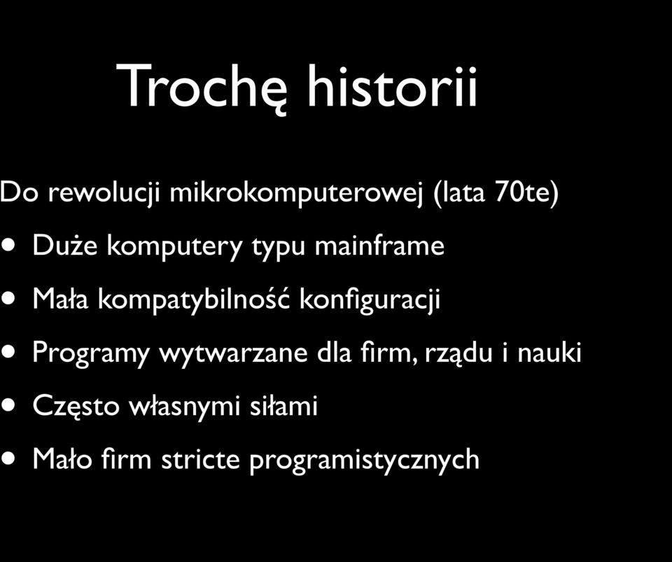 konfiguracji Programy wytwarzane dla firm, rządu i