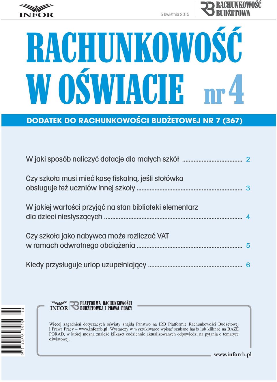 .. 4 Czy szkoła jako nabywca może rozliczać VAT w ramach odwrotnego obciążenia... 5 Kiedy przysługuje urlop uzupełniający.